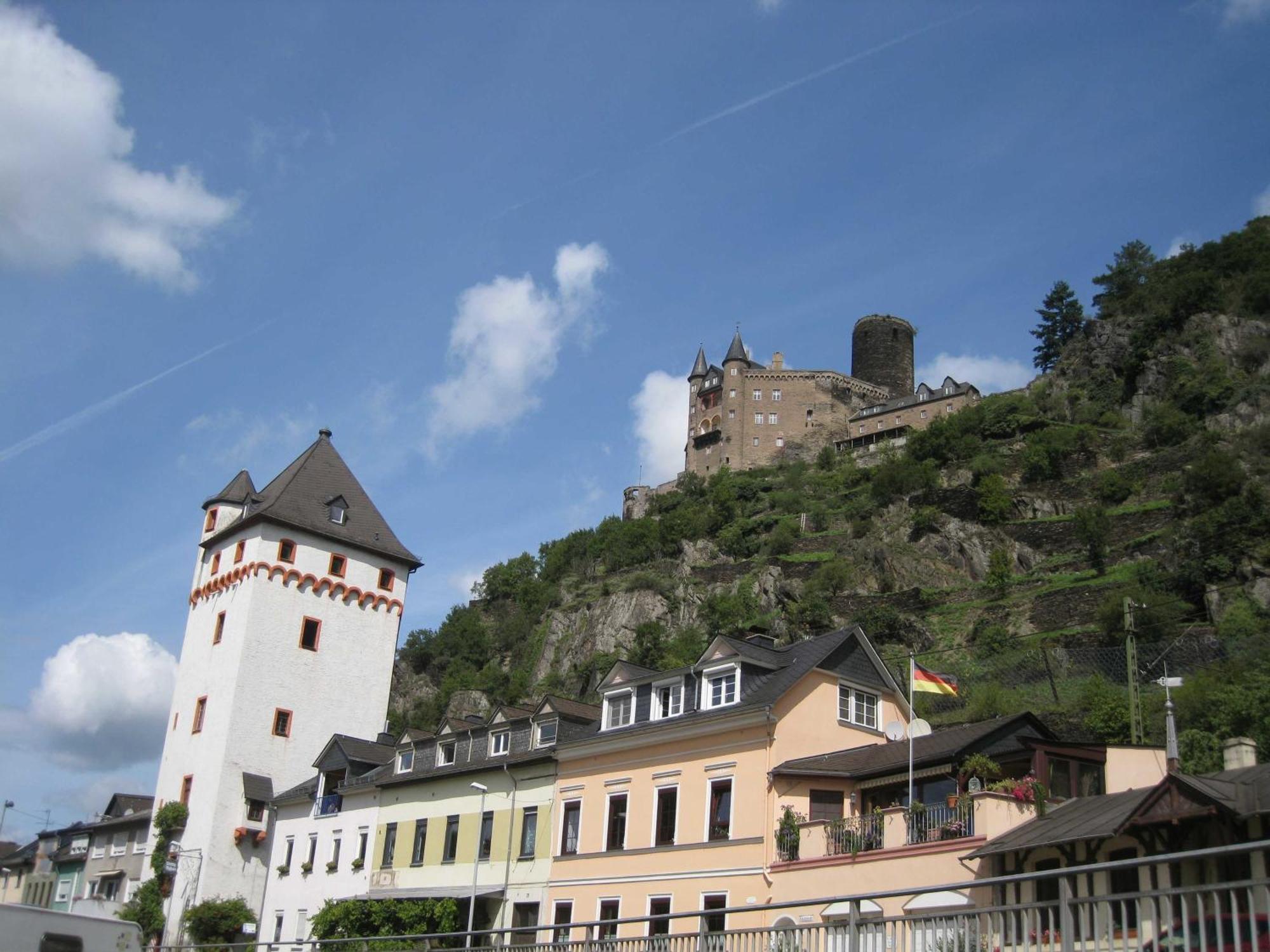 Ferienhaus Loreleytraum, Wohnung Obergeschoss 보드만 루트빅스하펜 외부 사진